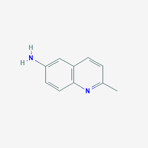 molecular formula C10H10N2 B160969 6-氨基-2-甲基喹啉 CAS No. 65079-19-8