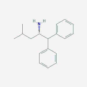 B1609696 (S)-(-)-2-Amino-4-methyl-1,1-diphenylpentane CAS No. 233772-40-2