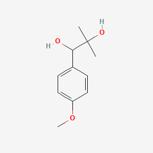 molecular formula C11H16O3 B1609730 1-(4-甲氧基苯基)-2-甲基丙烷-1,2-二醇 CAS No. 261930-06-7