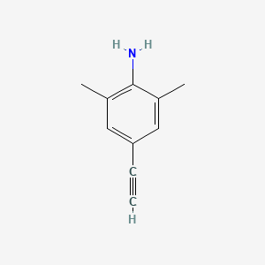 molecular formula C10H11N B1609731 4-乙炔基-2,6-二甲基苯胺 CAS No. 255850-24-9