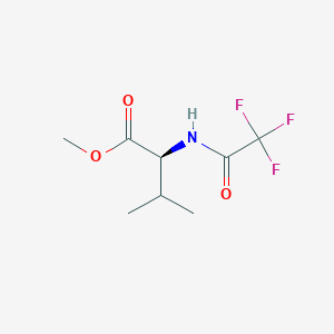 molecular formula C8H12F3NO3 B1609735 methyl (2S)-3-methyl-2-[(2,2,2-trifluoroacetyl)amino]butanoate CAS No. 1463-21-4