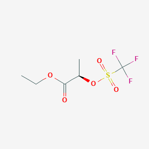 B1609750 Ethyl (R)-2-(trifluoromethylsulfonyloxy)propionate CAS No. 84028-89-7