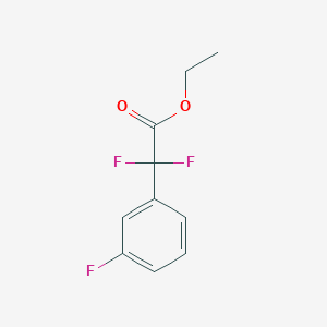 B1609765 Ethyl 2,2-difluoro-2-(3-fluorophenyl)acetate CAS No. 698378-81-3