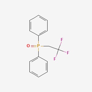 molecular formula C14H12F3OP B1609772 二苯基(2,2,2-三氟乙基)膦氧化物 CAS No. 57328-25-3