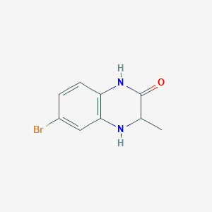 molecular formula C9H9BrN2O B1609788 6-Bromo-3-methyl-3,4-dihydroquinoxalin-2(1H)-one CAS No. 24463-25-0