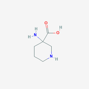 molecular formula C6H12N2O2 B1609807 3-氨基哌啶-3-羧酸 CAS No. 72519-17-6