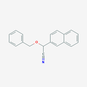 molecular formula C19H15NO B1609814 2-(Benzyloxy)-2-(2-naphthyl)acetonitrile CAS No. 500372-25-8