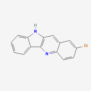 B1609837 2-Bromo-10H-indolo[3,2-b]quinoline CAS No. 308110-69-2