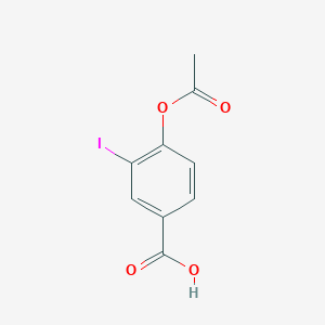 molecular formula C9H7IO4 B1609874 4-乙酰氧基-3-碘苯甲酸 CAS No. 190067-59-5