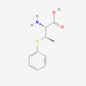 molecular formula C10H13NO2S B160988 (2R,3S)-2-amino-3-phenylsulfanylbutanoic acid CAS No. 131235-00-2
