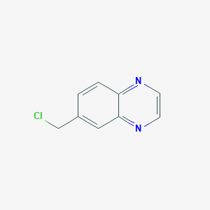 molecular formula C9H7ClN2 B1609880 6-(Chloromethyl)quinoxaline CAS No. 477776-17-3