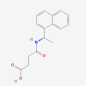 molecular formula C16H17NO3 B1609894 (S)-(-)-N-[1-(1-萘基)乙基]琥珀酰胺 CAS No. 212556-04-2