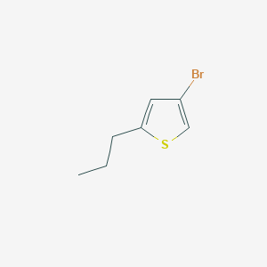 molecular formula C7H9BrS B1609895 4-Bromo-2-propylthiophene CAS No. 36155-79-0