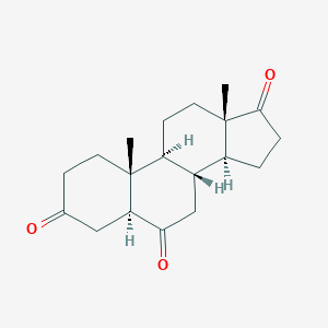 molecular formula C19H26O3 B160990 5alpha-Androstane-3,6,17-trione CAS No. 2243-05-2