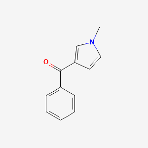 molecular formula C12H11NO B1609901 (1-Methyl-1H-pyrrol-3-yl)(phenyl)methanone CAS No. 62128-30-7