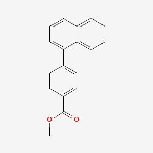molecular formula C18H14O2 B1609911 Methyl 4-(naphthalen-1-yl)benzoate CAS No. 229467-26-9