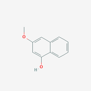 molecular formula C11H10O2 B1609916 3-甲氧基萘酚 CAS No. 57404-85-0