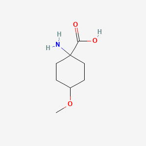 molecular formula C8H15NO3 B1609922 1-Amino-4-methoxycyclohexanecarboxylic acid CAS No. 387825-54-9
