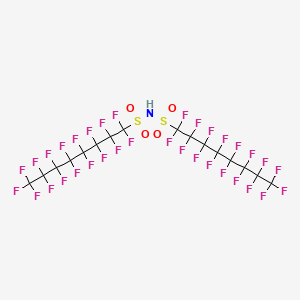 molecular formula C16HF34NO4S2 B1609929 双(全氟辛烷磺酰)胺 CAS No. 39847-41-1