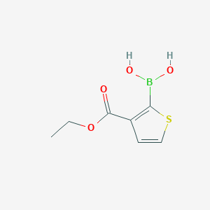 molecular formula C7H9BO4S B1609931 3-Ethoxycarbonylthiophen-2-boronic acid CAS No. 632325-56-5