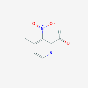 molecular formula C7H6N2O3 B1609952 4-Methyl-3-nitropyridine-2-carbaldehyde CAS No. 21203-74-7