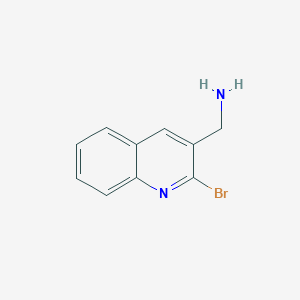 molecular formula C10H9BrN2 B1609963 (2-Bromoquinolin-3-yl)methanamine CAS No. 292077-58-8