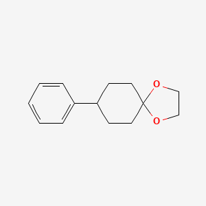 molecular formula C14H18O2 B1609968 8-Phenyl-1,4-dioxaspiro[4,5]decane CAS No. 25163-93-3