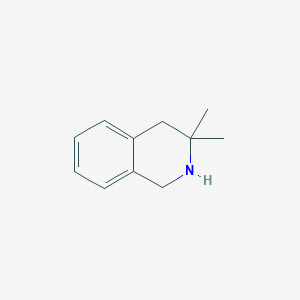 molecular formula C11H15N B1609975 3,3-Dimethyl-1,2,3,4-tetrahydroisoquinoline CAS No. 28459-83-8