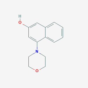 molecular formula C14H15NO2 B1609976 4-Morpholino-2-naphthol CAS No. 159596-05-1