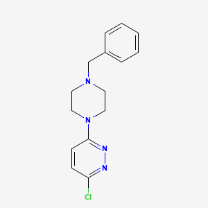 molecular formula C15H17ClN4 B1609980 3-(4-Benzylpiperazin-1-yl)-6-chloropyridazine CAS No. 362661-27-6