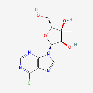 molecular formula C11H13ClN4O4 B1609990 6-Chloro-9-(3-C-methyl-b-D-ribofuranosyl)-9H-purine CAS No. 849241-91-4