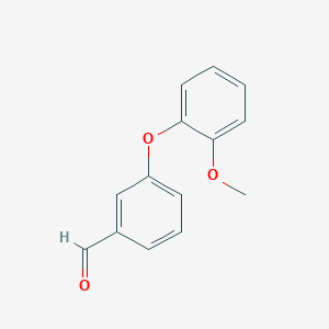 molecular formula C14H12O3 B1610010 3-(2-甲氧基苯氧基)苯甲醛 CAS No. 66855-92-3