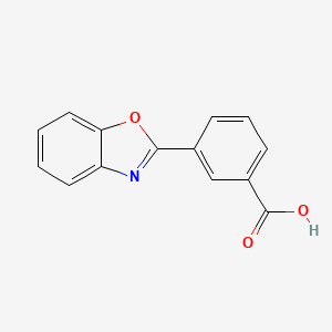 molecular formula C14H9NO3 B1610015 3-苯并噁唑-2-基苯甲酸 CAS No. 20000-56-0