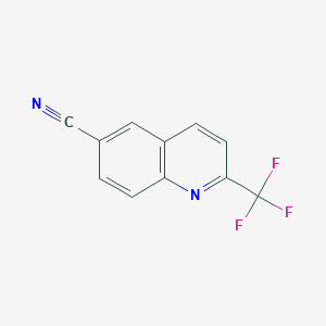 molecular formula C11H5F3N2 B1610016 2-Trifluoromethylquinoline-6-carbonitrile CAS No. 868662-64-0