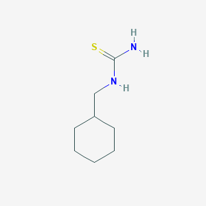 molecular formula C8H16N2S B1610020 Cyclohexylmethyl-thiourea CAS No. 66892-28-2