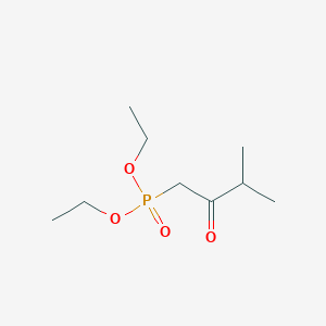 molecular formula C9H19O4P B1610021 Phosphonic acid, (3-methyl-2-oxobutyl)-, diethyl ester CAS No. 7751-67-9