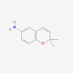 molecular formula C11H13NO B1610025 2,2-Dimethyl-2H-chromen-6-amine CAS No. 135082-85-8