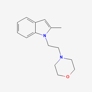 molecular formula C15H20N2O B1610027 1H-Indole, 2-methyl-1-[2-(4-morpholinyl)ethyl]- CAS No. 103608-37-3