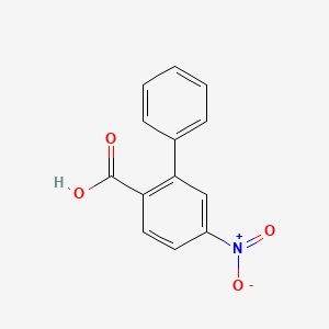 molecular formula C13H9NO4 B1610035 4-Nitro-2-phenylbenzoic acid CAS No. 124391-60-2