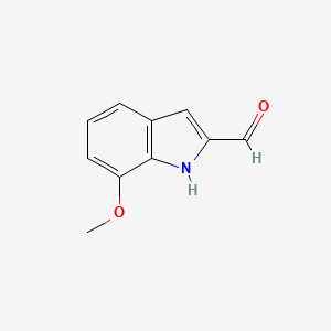 molecular formula C10H9NO2 B1610037 7-甲氧基-1H-吲哚-2-甲醛 CAS No. 30464-91-6