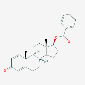 molecular formula C26H30O3 B161005 17β-羟基雄甾-1,4-二烯-3-酮苯甲酸酯 CAS No. 19041-66-8