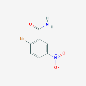 molecular formula C7H5BrN2O3 B1610080 2-溴-5-硝基苯甲酰胺 CAS No. 41052-26-0