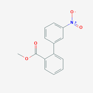 molecular formula C14H11NO4 B1610089 Methyl 2-(3-nitrophenyl)benzoate CAS No. 83527-96-2