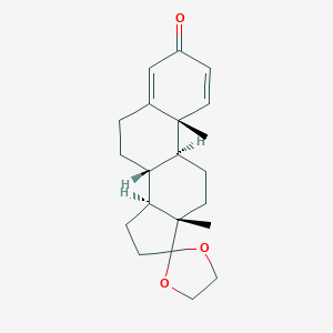 B161009 (8'R,9'S,10'R,13'S,14'S)-10',13'-dimethylspiro[1,3-dioxolane-2,17'-7,8,9,11,12,14,15,16-octahydro-6H-cyclopenta[a]phenanthrene]-3'-one CAS No. 2398-63-2