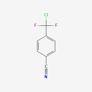 molecular formula C8H4ClF2N B1610091 4-(Chlorodifluoromethyl)benzonitrile CAS No. 51012-21-6