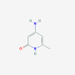 molecular formula C6H8N2O B1610104 4-Amino-2-hydroxy-6-methylpyridine CAS No. 33259-25-5