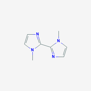 molecular formula C8H10N4 B1610108 1,1'-二甲基-1H,1'H-2,2'-联吡唑 CAS No. 37570-94-8