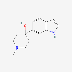 B1610109 4-(1H-indol-6-yl)-1-methyl-piperidin-4-ol CAS No. 321744-84-7