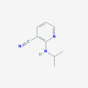 molecular formula C9H11N3 B1610117 2-(异丙氨基)烟腈 CAS No. 28721-27-9