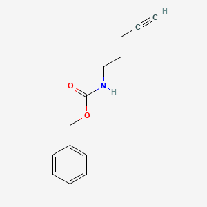 molecular formula C13H15NO2 B1610133 4-戊炔基甲酸苄酯 CAS No. 236394-24-4
